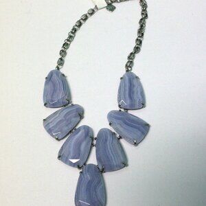 RARE Blue Lace Agate Harlow necklace